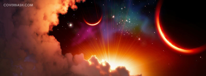 beautiful night sky facebook cover