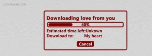 downloading love facebook cover