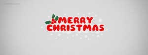 merry christmas minimal facebook cover