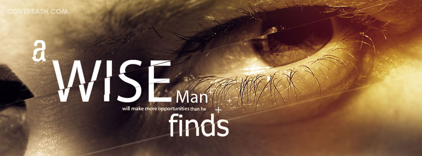 a wise man facebook cover