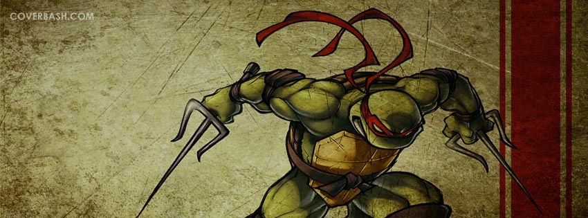ninja turtles – raphael facebook cover