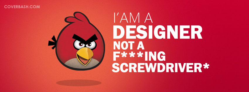 i am a designer facebook cover