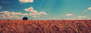 distant blue sky facebook cover