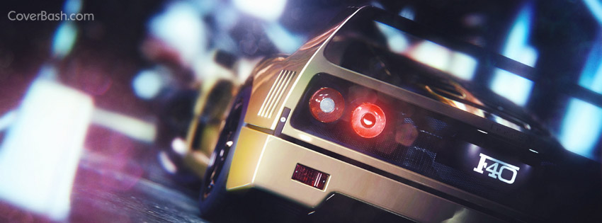 ferrari f40 facebook cover