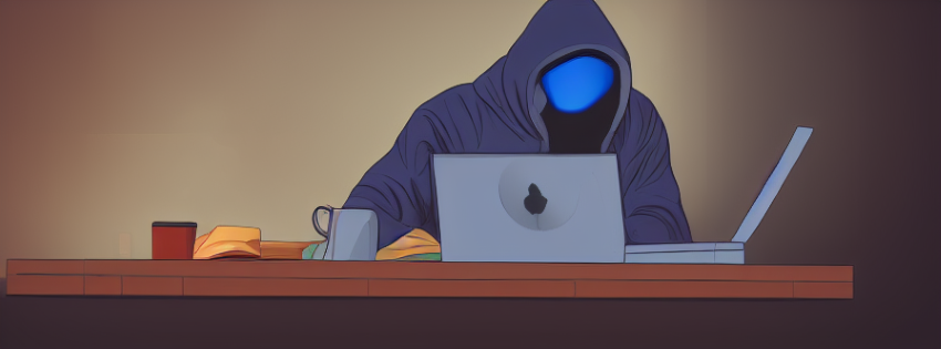 hacker working facebook cover