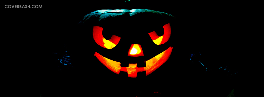 scary pumpkin facebook cover