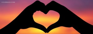 lovely heart facebook cover