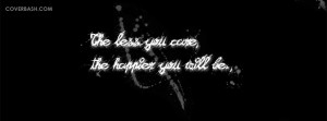 quote for happiness facebook cover