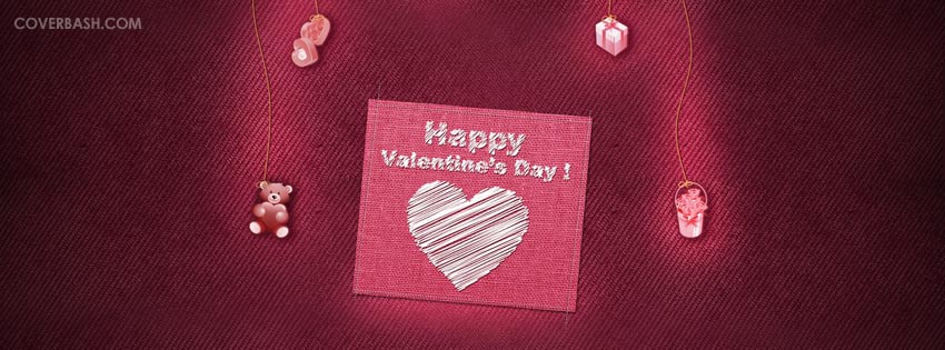 happy valentine’s day facebook cover