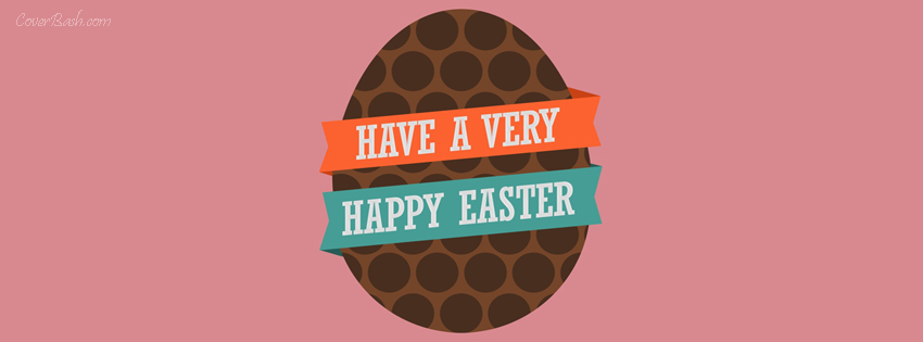 have a happy easter facebook cover