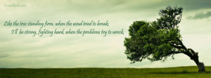 i will be strong facebook cover