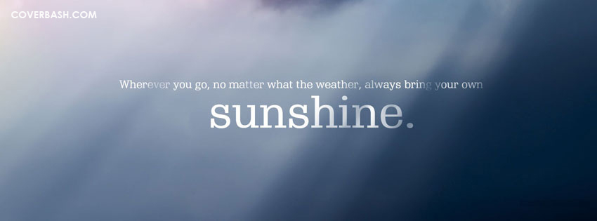 sunshine facebook cover