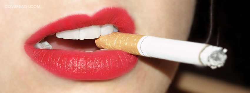 smoking lady facebook cover