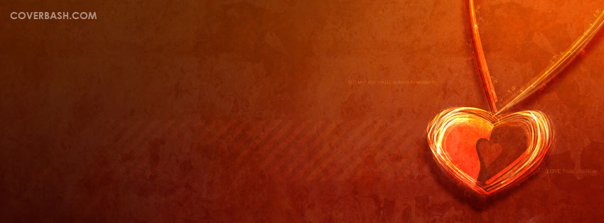 heart locket facebook cover