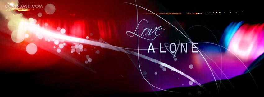 love alone facebook cover