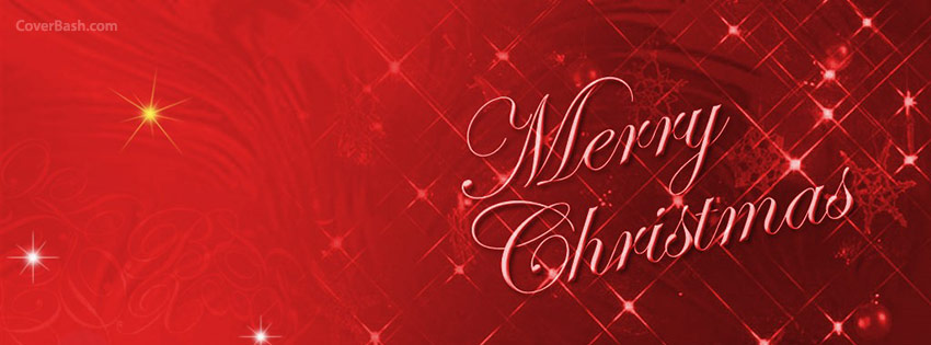 merry christmas stars facebook cover