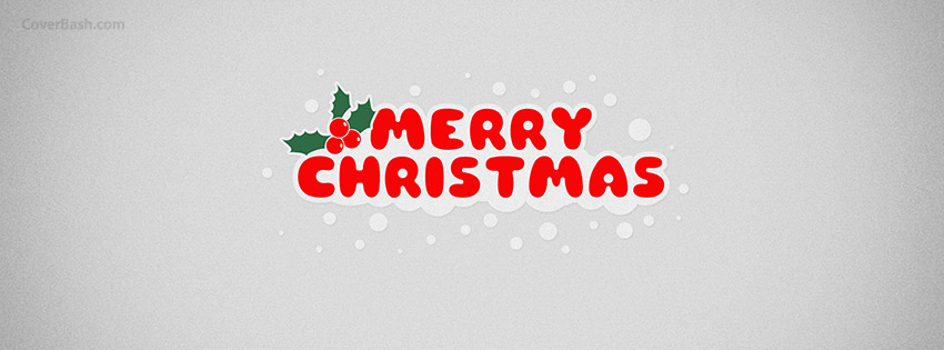 Merry Christmas Minimal Facebook Cover Merry Christmas Minimal Facebook Cover