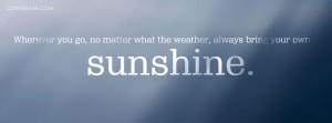 sunshine facebook cover