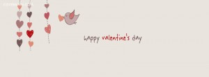 simply happy valentine’s day facebook cover