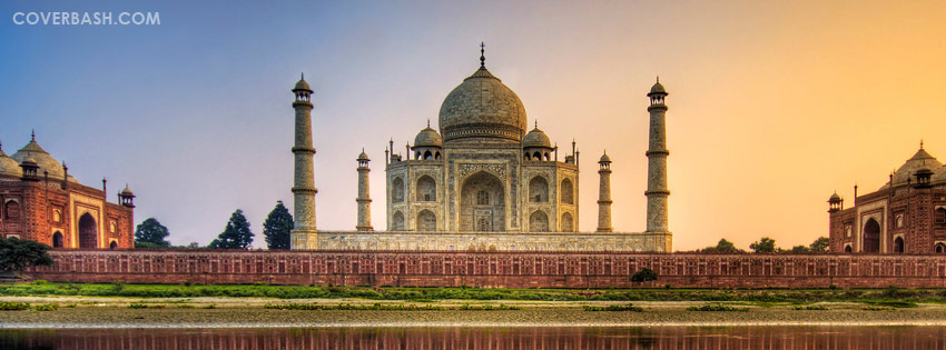the wonder taj mahal facebook cover