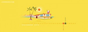 santa coming this december facebook cover
