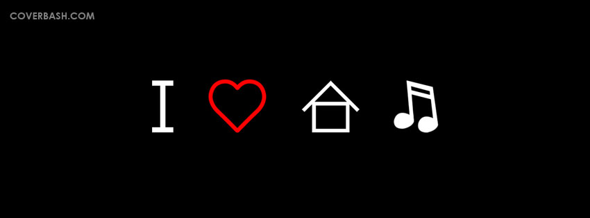 i love home & music facebook cover